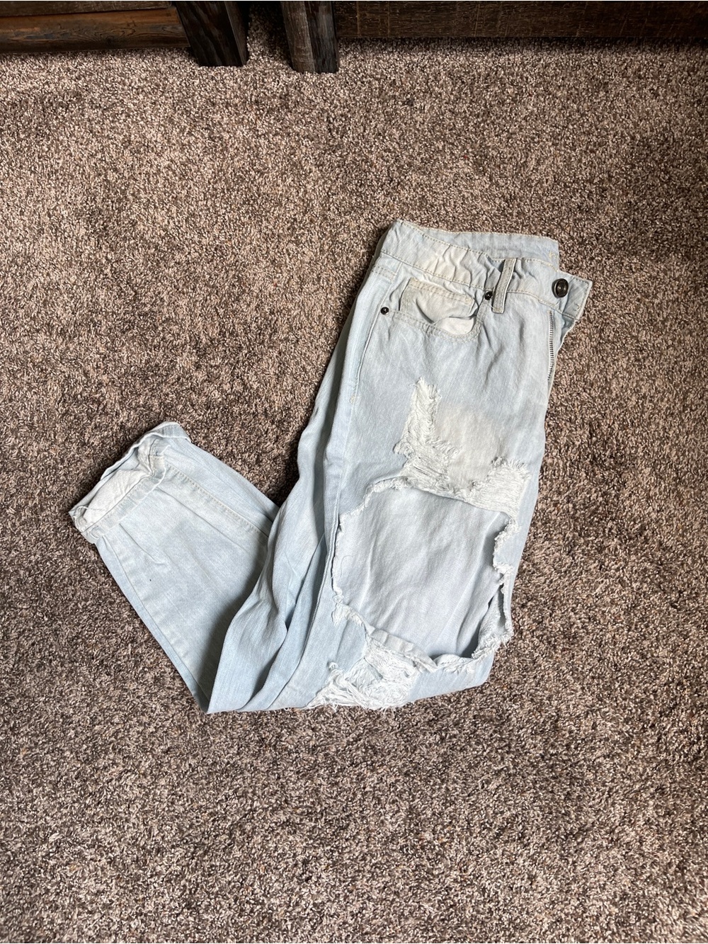 Rue21 Light Blue Distressed Women's Jeans